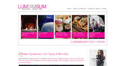 Desktop Screenshot of lumdimsum.com