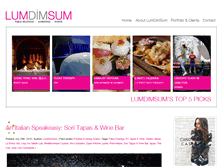 Tablet Screenshot of lumdimsum.com